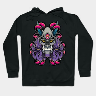 illustration of underwater creatures Hoodie